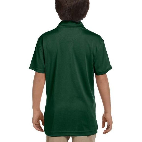 NWT HARRITON DOUBLE MESH SPORT SHIRT DARK GREEN XL (18/20) - Picture 3 of 7